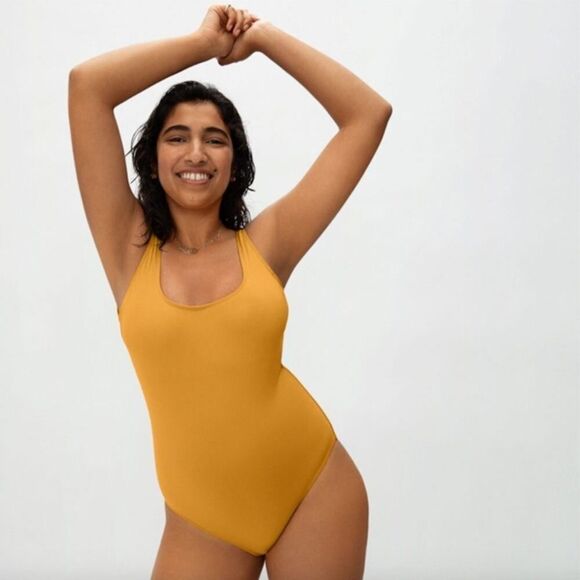 Everlane The Square-Neck One-Piece - Picture 1 of 5